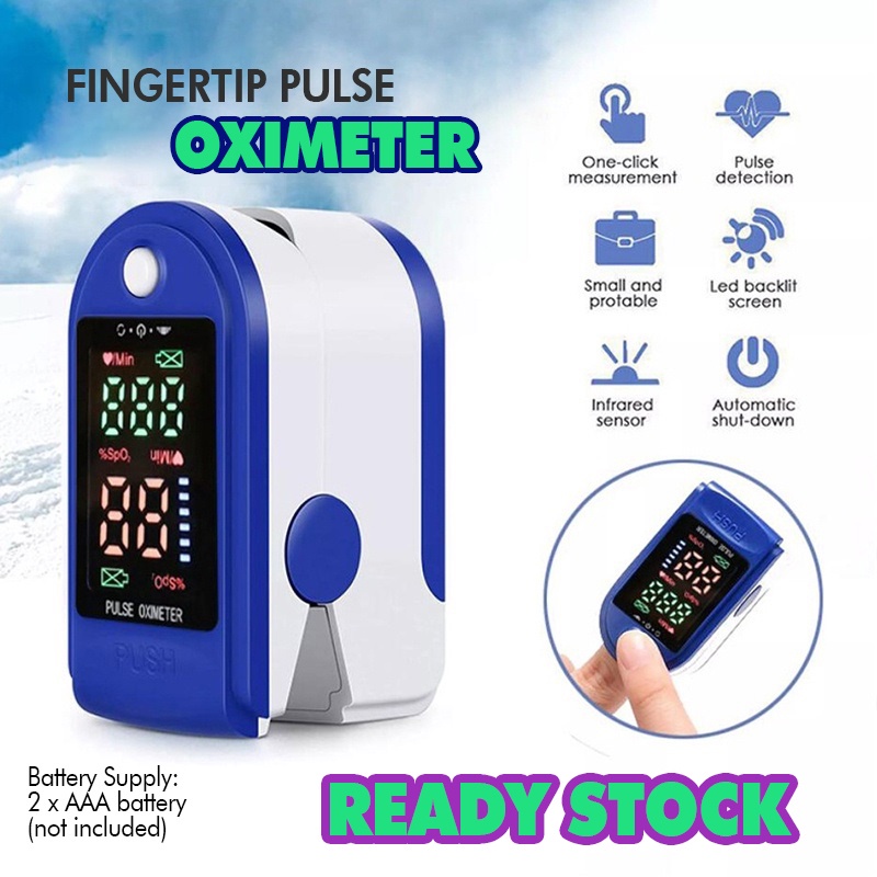 Fingertip Pulse Oximeter with LED Display
