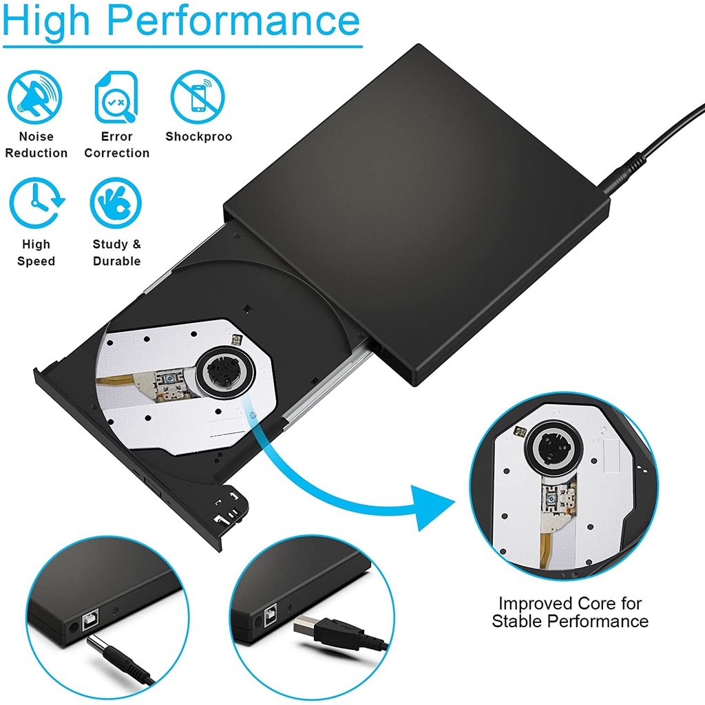 Portable USB External CD / DVD Drive - Image 2