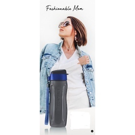Tupperware Slim Eco Bottle 500ml with Strap - Image 4