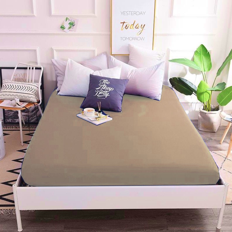 Plain Colour Fitted Bedsheet - Image 3