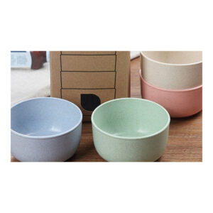 Wheat Straw Bowl Set 4pcs