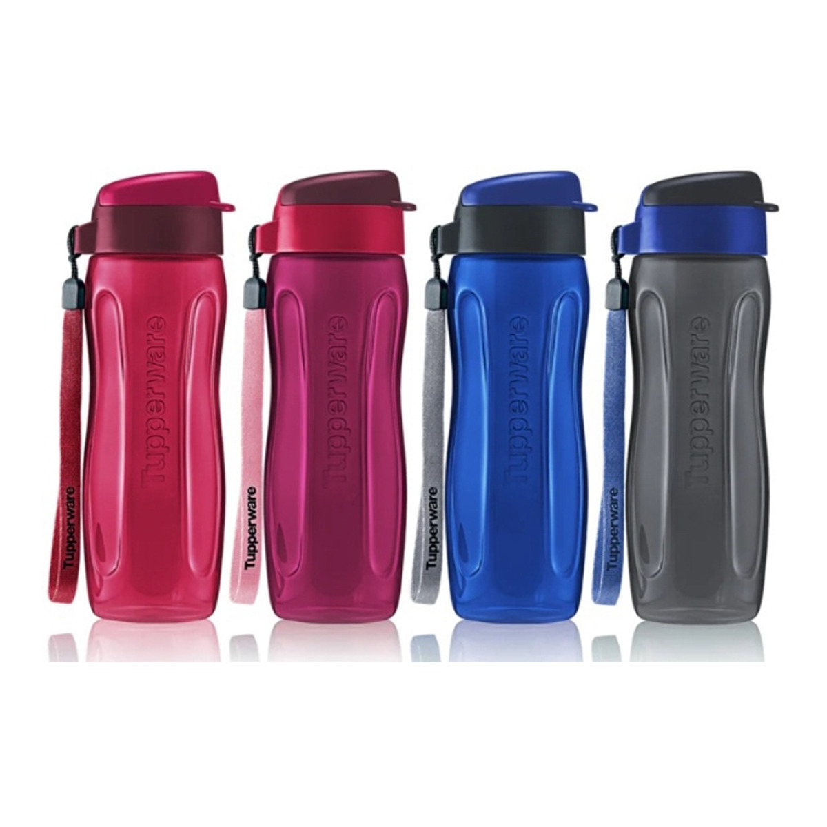 Tupperware Slim Eco Bottle 500ml with Strap
