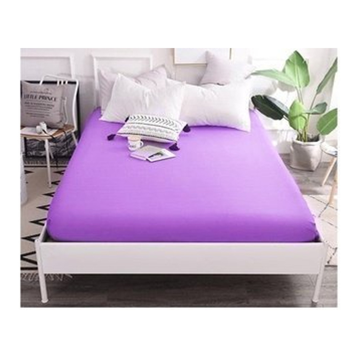 Plain Colour Fitted Bedsheet