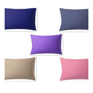 Plain and Patterned Pillowcase 40 x 70cm