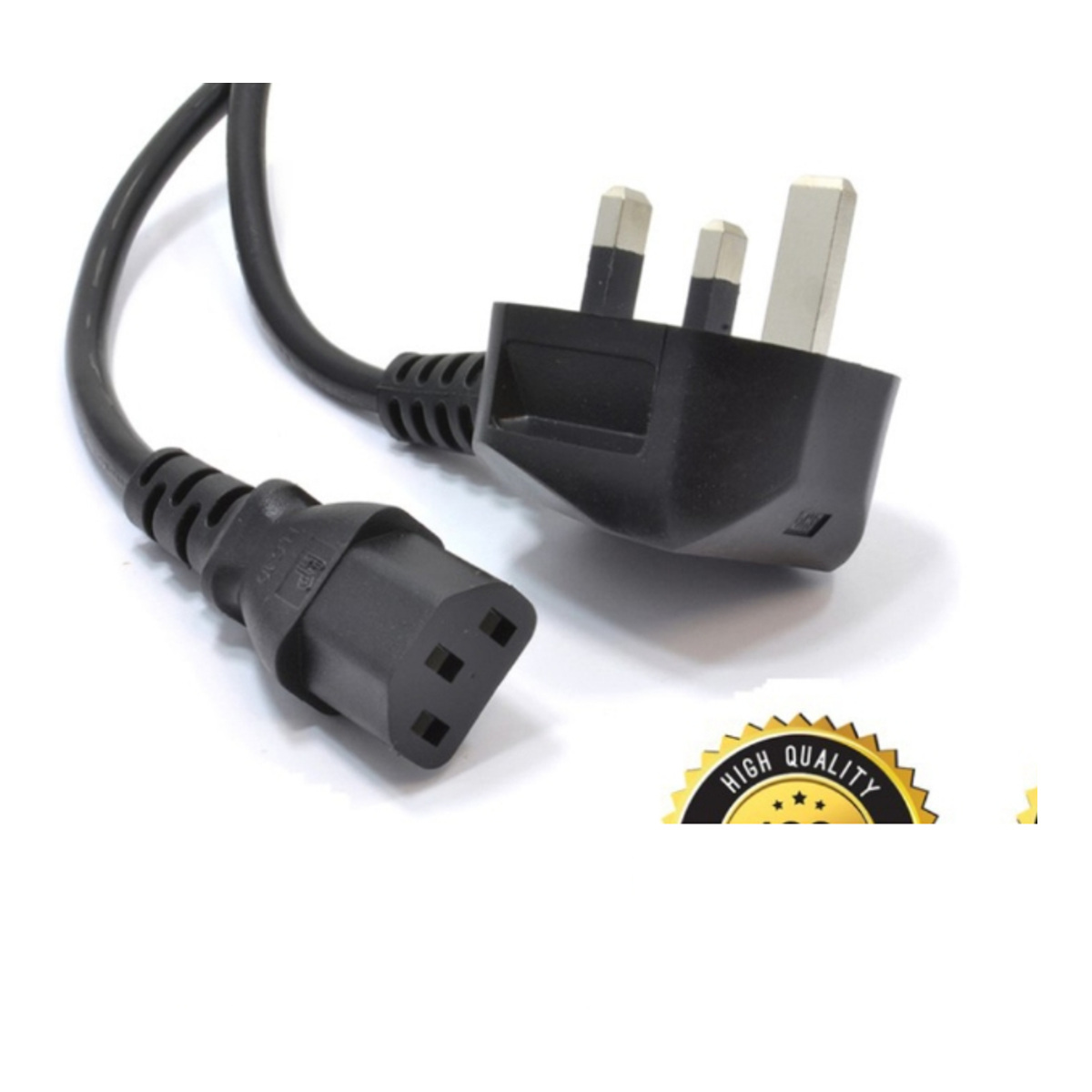 UK 3-Pin PC / Notebook Power Cable 250V 13A - Image 2