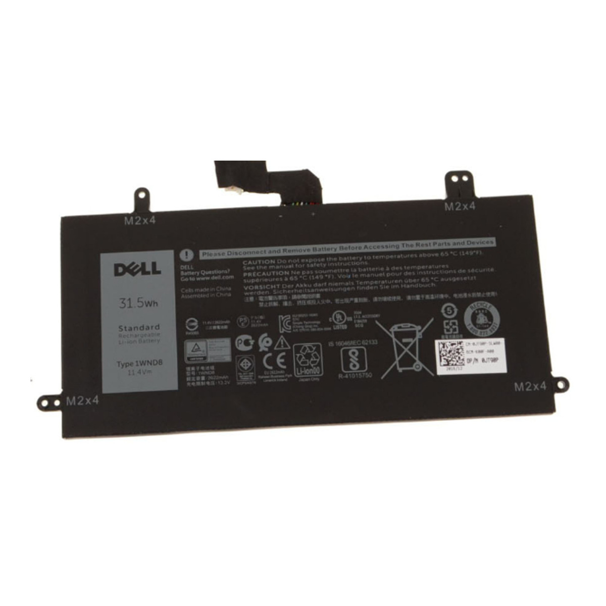 Dell Battery Latitude 5285 1WND8