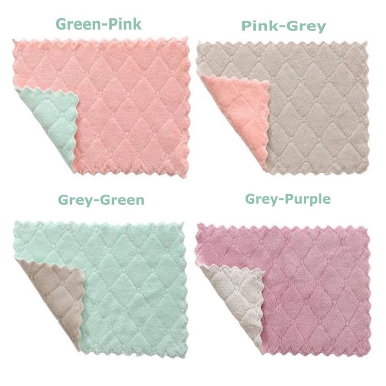Double-Layer Microfiber Kitchen Cleaning Cloth - Image 9