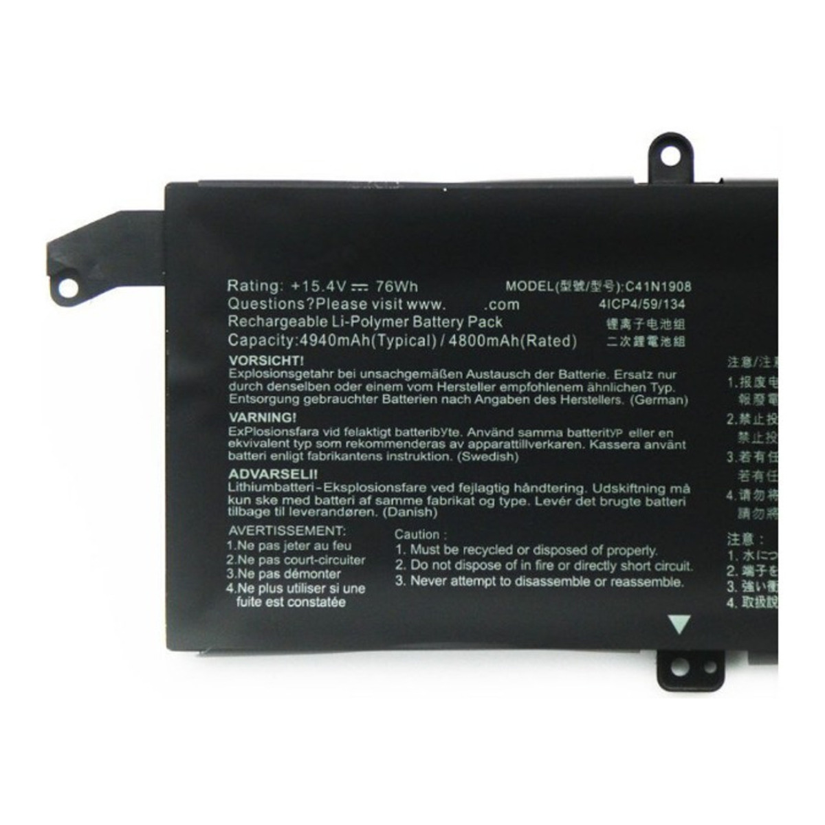 Asus Battery Rog GA401 C41N1908 - Image 2