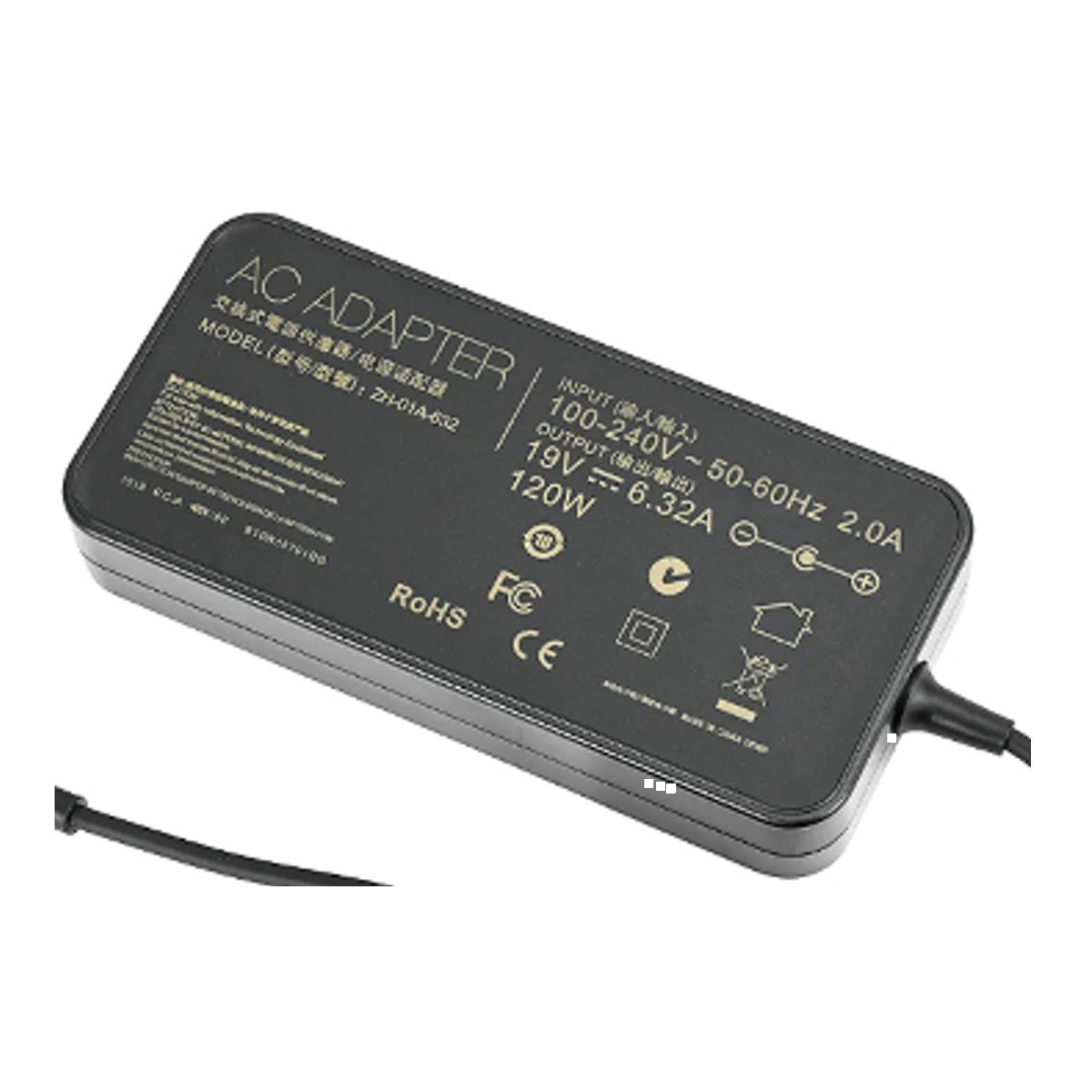 Asus 120W Charger 19V 6.32A 6.0×3.7mm - Image 2