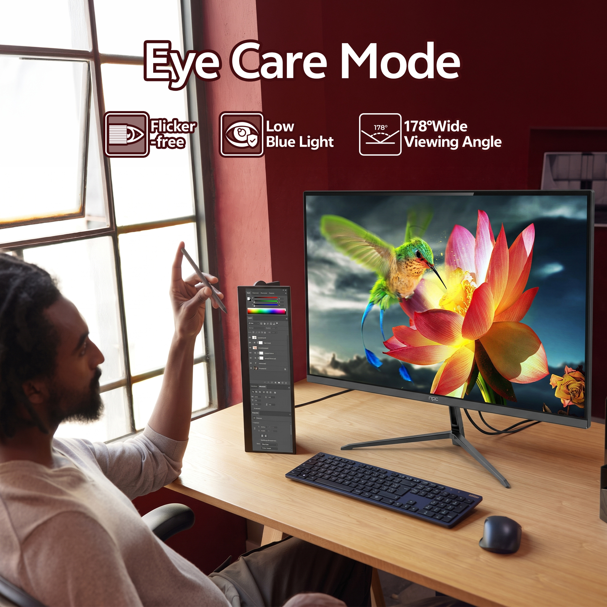 NPC MF2456-V 24" Full HD Flat LCD Monitor - Image 5